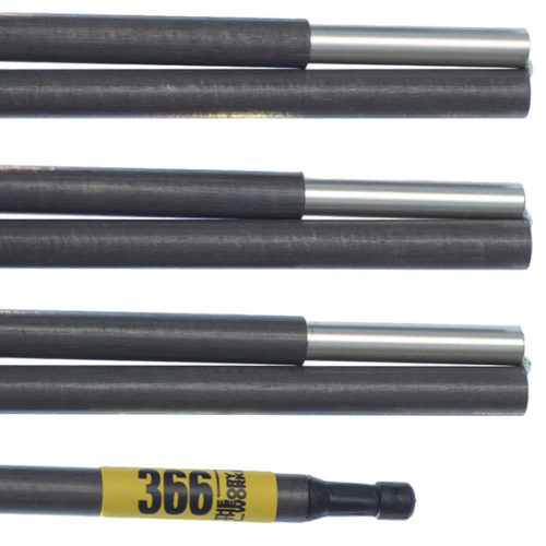 Quadratic Side Pole: 366 cm Long, Easton Custom Carbon 6.3, Detail